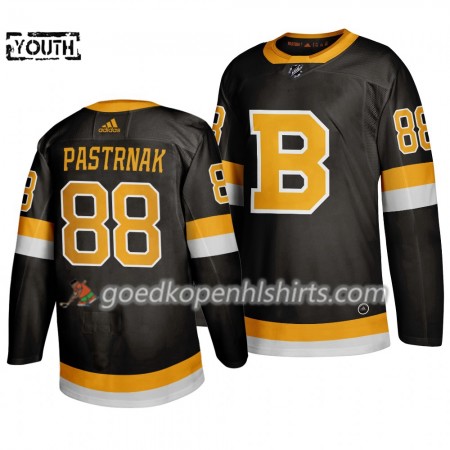 Boston Bruins David Pastrnak 88 Adidas 2019-2020 Zwart Authentic Shirt - Kinderen
